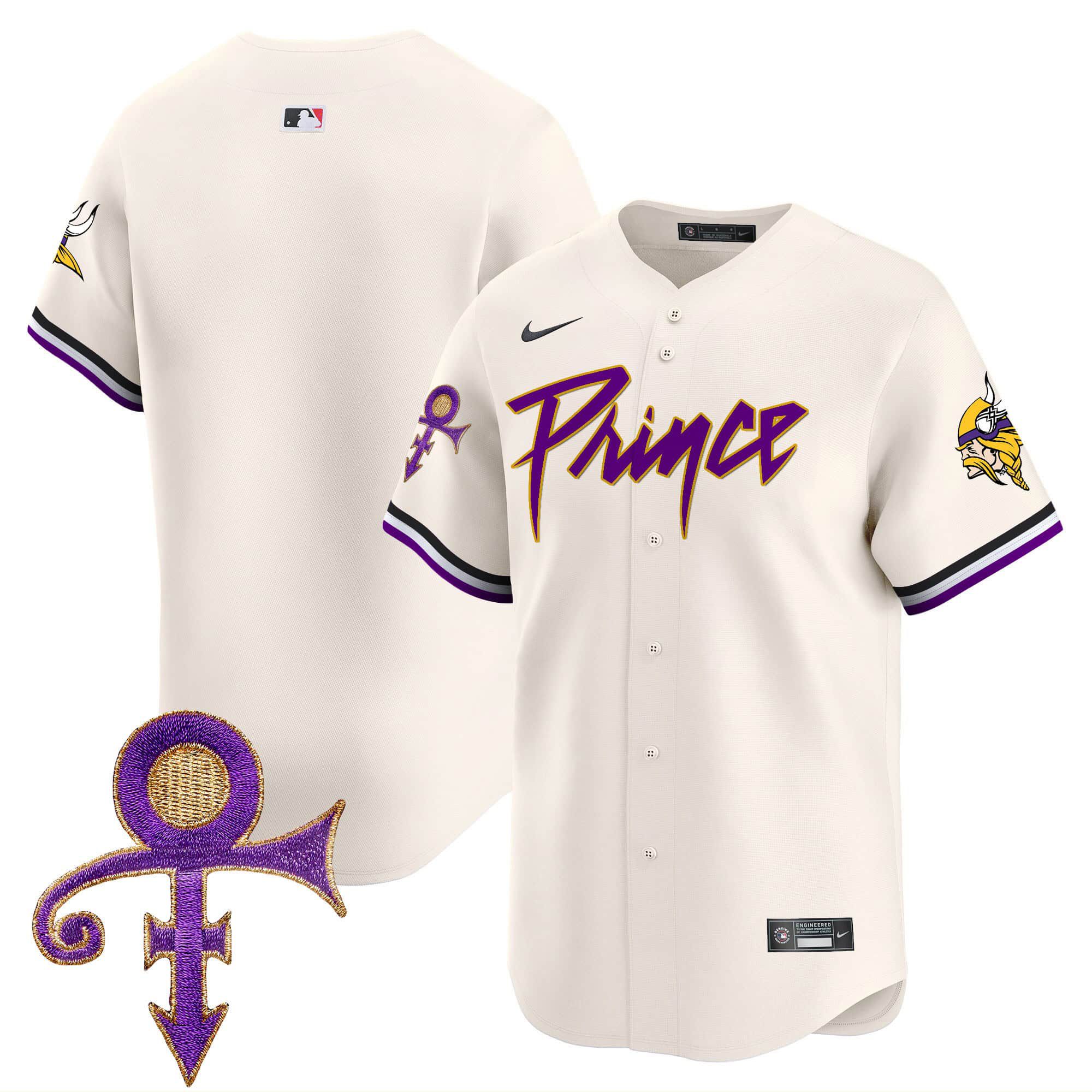 Men Minnesota Vikings Blank Cream 2024 Nike Prince Patch Vapor Premier Limited NFL Jersey style 1->indianapolis colts->NFL Jersey